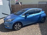 Used Nissan Micra Acenta 71 HP (52 kW) 2017 Blue Hatchback