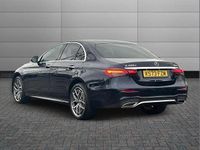 Used Mercedes E400 AMG Line Premium 334 HP (245 kW) 2023 Blue Sedan
