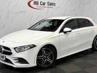 Used Mercedes A250 AMG line 224 HP (164 kW) 2018 White Hatchback