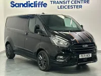 Used Ford Transit Custom Sport 185 HP (136 kW) 2021 Black Van
