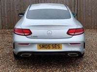 Used Mercedes C200 AMG line 198 HP (145 kW) 2019 Silver Coupe