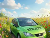 Begagnad Seat Ibiza 2014 Grön Halvkombi