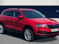 Used Skoda Karoq 150 HP (110 kW) 2018 Red SUV