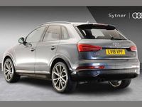Usado Audi Q3 Black Edition 177 HP (130 kW) 2018 Cinzento SUV