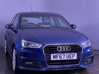 Used Audi A1 Sportback S-Line 125 HP (91 kW) 2017 Blue Hatchback