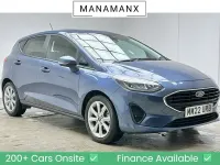 Used Ford Fiesta Trend 123 HP (90 kW) 2022 Chrome blue (premium colour) Hatchback