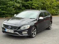 Used Volvo V60 R-Design 115 HP (84 kW) 2014 Black Estate