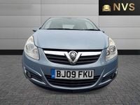 Used Vauxhall Corsa Design Edition 89 HP (65 kW) 2009 Blue Hatchback
