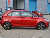 Used MG MG3 Excite 106 HP (77 kW) 2019 Red Hatchback