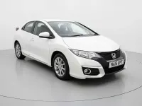 Begagnad Honda Civic SE Plus 120 HK (88 kW) 2015 Vit Halvkombi