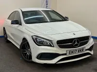 Used Mercedes CLA220 AMG line 2017 White Coupe