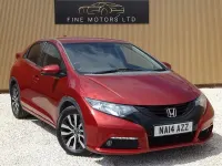 Used Honda Civic SE Plus 120 HP (88 kW) 2014 Red Hatchback