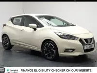 Used Nissan Micra Acenta 92 HP (67 kW) 2021 White Hatchback