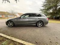 Używany Mercedes C220 AMG line 170 KM (125 kW) 2017 Szary Kombi