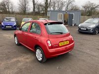 Used Nissan Micra Acenta 86 HP (63 kW) 2009 Red Hatchback