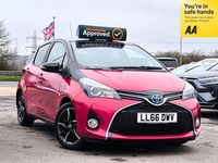 Used Toyota Yaris Hybrid Design 2016 Red Hatchback