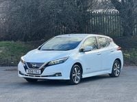Used Nissan Leaf Acenta 110 kW (150 HP) 2018 White Hatchback
