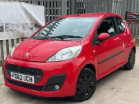 Used Peugeot 107 Active 68 HP (50 kW) 2012 Red Hatchback