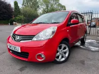 Used Nissan Note Acenta 110 HP (80 kW) 2012 Red Hatchback