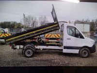 used Mercedes Sprinter 3.5t SINGLE Cab TIPPER NO VAT 50000 MILES