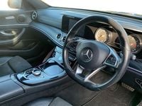 Used Mercedes E220 AMG line 194 HP (142 kW) 2017 Black Estate