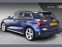 Used Audi A3 S-Line 147 HP (108 kW) 2023 Blue Sedan