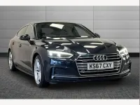 Used Audi A5 S-Line 190 HP (139 kW) 2017 Blue Coupe
