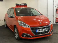 Used Peugeot 208 Allure 2017 Orange Hatchback