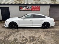 Used Audi A7 S-Line 2016 White Hatchback