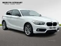 Used BMW 118 Sport Line 2019 White Hatchback