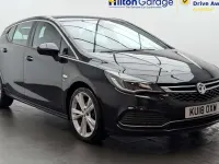 Used Vauxhall Astra SRi 150 HP (110 kW) 2018 Black Hatchback