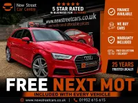 Used Audi A3 Sportback S-Line 150 HP (110 kW) 2017 Red Hatchback