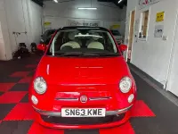 Used Fiat 500 Lounge 69 HP (50 kW) 2013 Red Hatchback