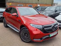 Usado Mercedes EQC400 AMG Line Premium 300 kW (408 CV) 2022 Rojo SUV