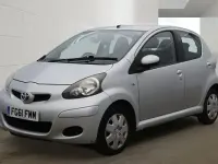 Used Toyota Aygo 68 HP (50 kW) 2011 Silver Hatchback