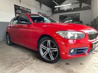 Used BMW 120 Sport Line 2016 Red Hatchback