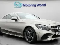 Used Mercedes C200 AMG line 198 HP (145 kW) 2021 Silver Coupe