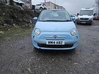 Używany Fiat 500 Lounge 69 KM (50 kW) 2014 Niebieski Hatchback