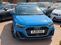 Used Audi A1 Sportback S-Line 116 HP (85 kW) 2019 Blue Hatchback