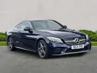 Used Mercedes C200 AMG line 2021 Blue Coupe