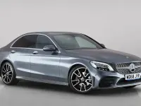 Used Mercedes C220 AMG line 194 HP (142 kW) 2018 Grey Sedan