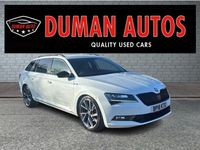 Used Skoda Superb SportLine 150 HP (110 kW) 2018 White Estate