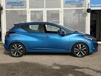 Used Nissan Micra Acenta 117 HP (86 kW) 2019 Blue Hatchback