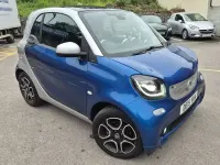 Used Smart ForTwo Coupé Premium 90 HP (66 kW) 2015 Blue Coupe