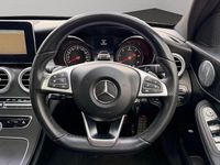 Used Mercedes C250 AMG Line Premium Plus 204 HP (150 kW) 2016 Black Estate