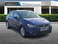 Used Seat Ibiza SE Technology 95 HP (69 kW) 2019 Blue Hatchback