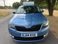 Used Skoda Rapid SE 2014 Blue Hatchback
