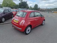 Usado Fiat 500 Lounge 69 HP (50 kW) 2013 Vermelho Citadino