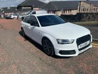 Used Audi A4 Black Edition 190 HP (139 kW) 2015 White Sedan