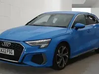 Used Audi A3 Sportback S-Line 110 HP (80 kW) 2022 Blue Hatchback